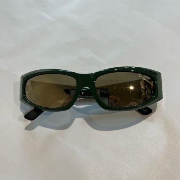 ADAM SELMAN X LE SPECS THE EDGE IN ARMY GREEN/GOLD - Picture 3 of 8